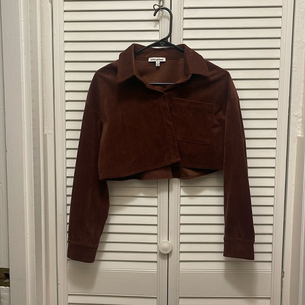 pretty garbage corduroy skirt set